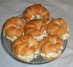 chicken salad sandwiches sandwich shower croissant recipe recipes croissants comida eventos aunt edythe they jamon rollitos bridal cooked recetas pollo