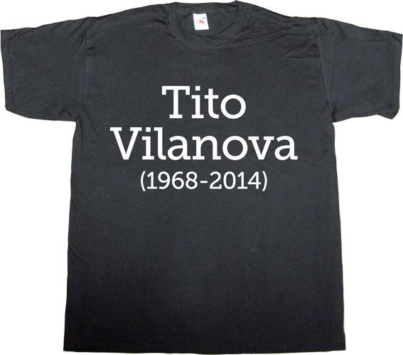 fc Barcelona tito vilanova Pep Guardiola t-shirt ephemeral-t-shirts