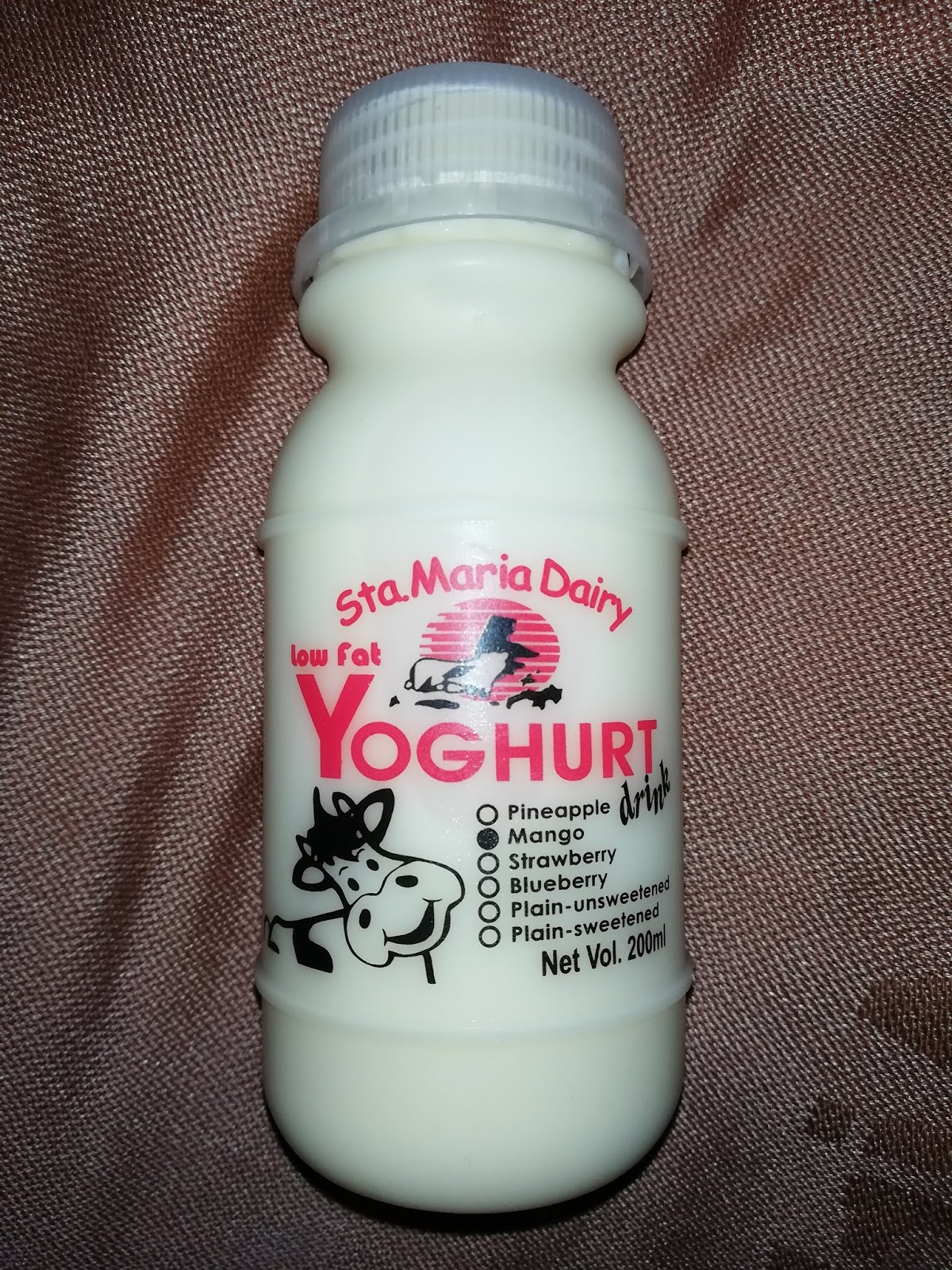 Cienanigans STA. MARIA DAIRY LOW FAT YOGHURT DRINK in MANGO