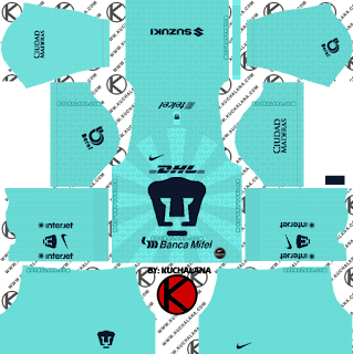 Pumas UNAM 2019/2020 Kit - Dream League Soccer Kits - Kuchalana