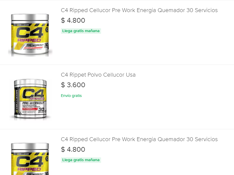 El Mejor Quemador de Grasas C4 Ripped Cellucor Comentarios