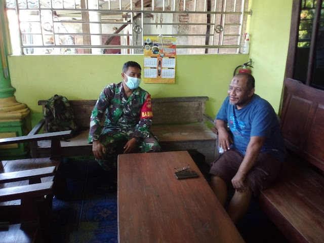 Babinsa Sepat : Vaksin COVID-19 Sudah Tiba, Jangan Lengah dan Tetap Waspada