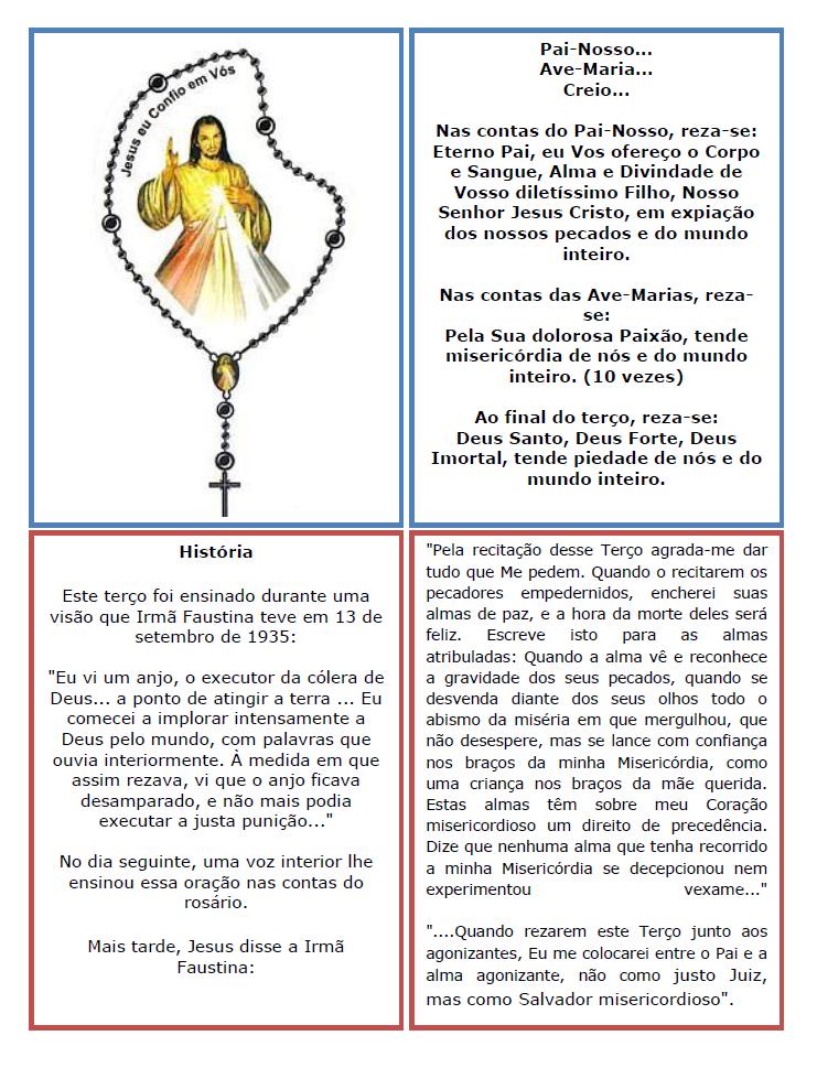 Como Rezar O Terço Da Misericordia