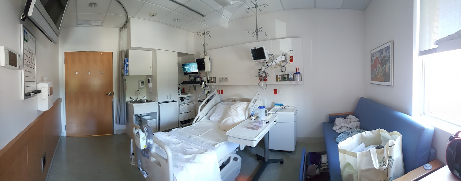 Avery's Adventure Hospital Bed Rest Day 1