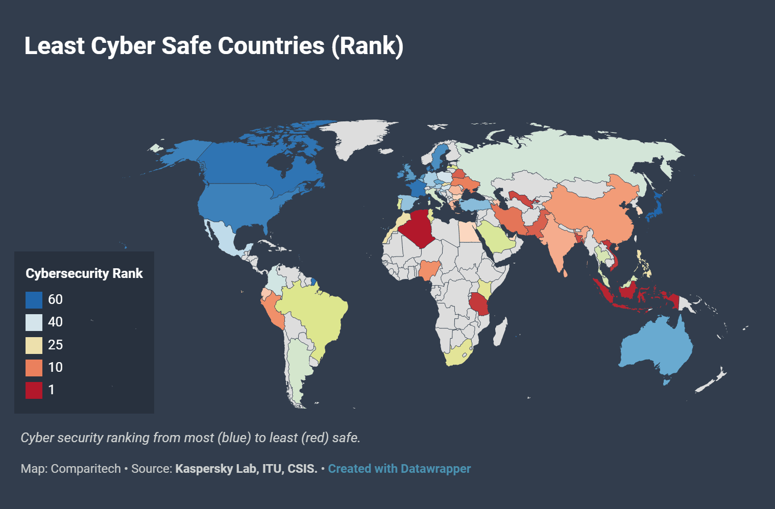 Global Cyber Security Ranking: Find Out Which Country Holds the First ...