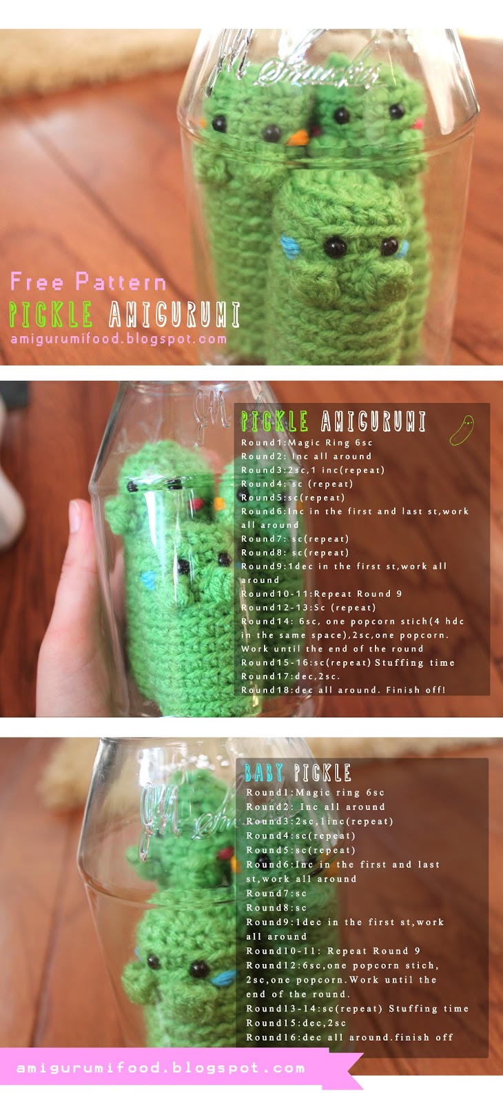 Amigurumi Food Pickle Amigurumi amigurumi-food-pickle-amigurumi