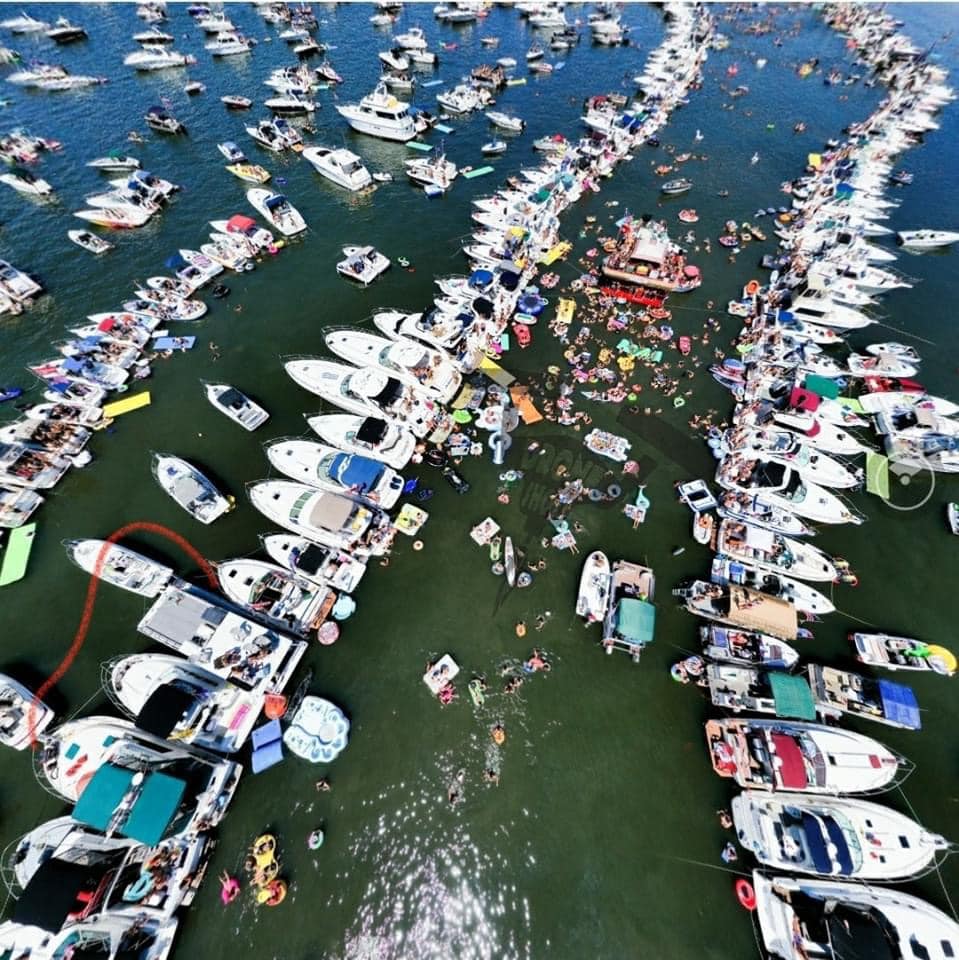 Lone Star Parson Lake Whitney Goes MAGA Boat Parade
