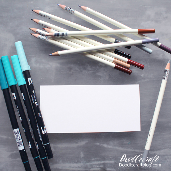 Tombow Irojiten Grayscale Sepia Colored Pencils Perfect for Shading