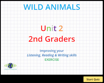 WILD ANIMALS QUIZ - 2nd Grade | ENGLISH LANGUAGE RESOURCES FOR ENGLISH  YOUNG LEARNERS WITH CAMBRIDGE - ESOL EXAMINATIONS