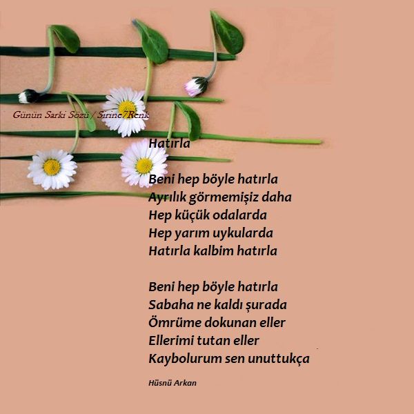 Sessizligi Dinle 29 Eylul 2019 Gunun Sarki Sozu Hatirla Husnu Arkan