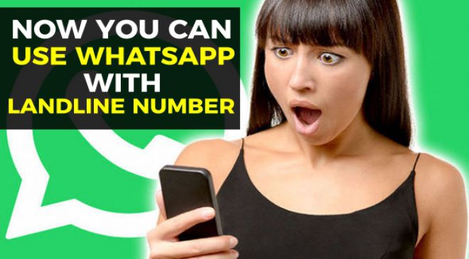 How to use WhatsApp with landline number