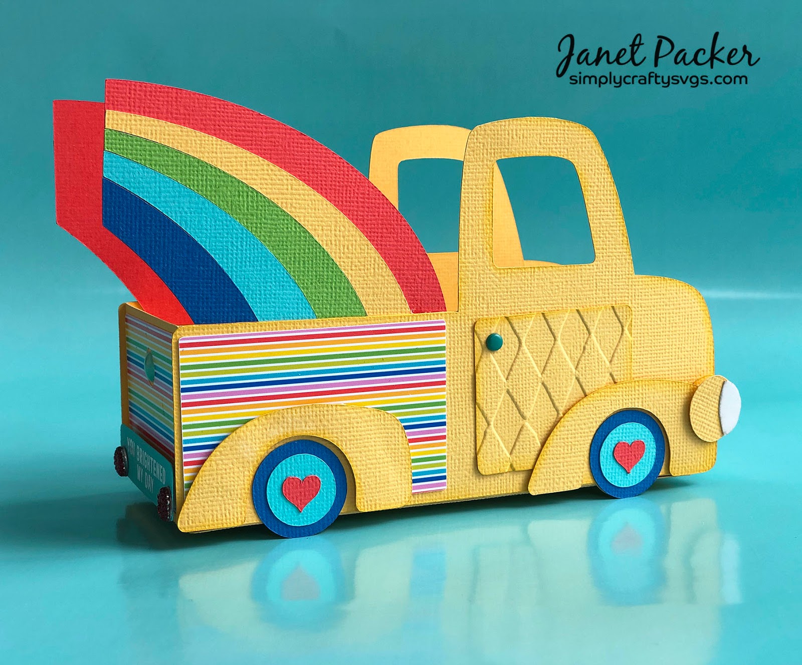 Crafting Quine Delivering Sunshine and Rainbows using Simply Crafty