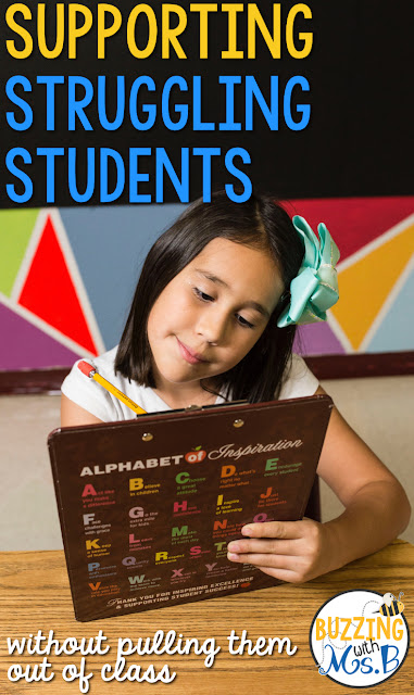 No matter what strategies and skills we teach struggling readers, they will not transfer to their independent reading if we don't help them do it. This post includes ideas for supporting students who are needing extra help while keeping them in the classroom. Instead of pull-out support, provide push-in support, and see your students and teachers grow! #instructionalcoaching #strugglingreaders No matter what strategies and skills we teach struggling readers, they will not transfer to their independent reading if we don't help them do it. This post includes ideas for supporting students who are needing extra help while keeping them in the classroom. Instead of pull-out support, provide push-in support, and see your students and teachers grow!