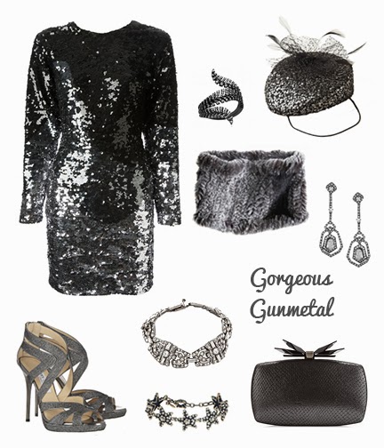 GOLDEN DREAMLAND: Holiday Fashion Inspiration: Gorgeous Gunmetal