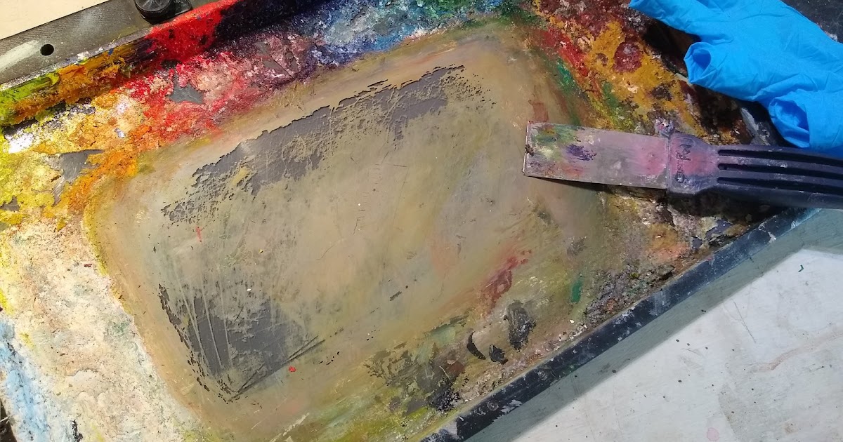 Glass palette for oil painting - why it's the best and how to make
