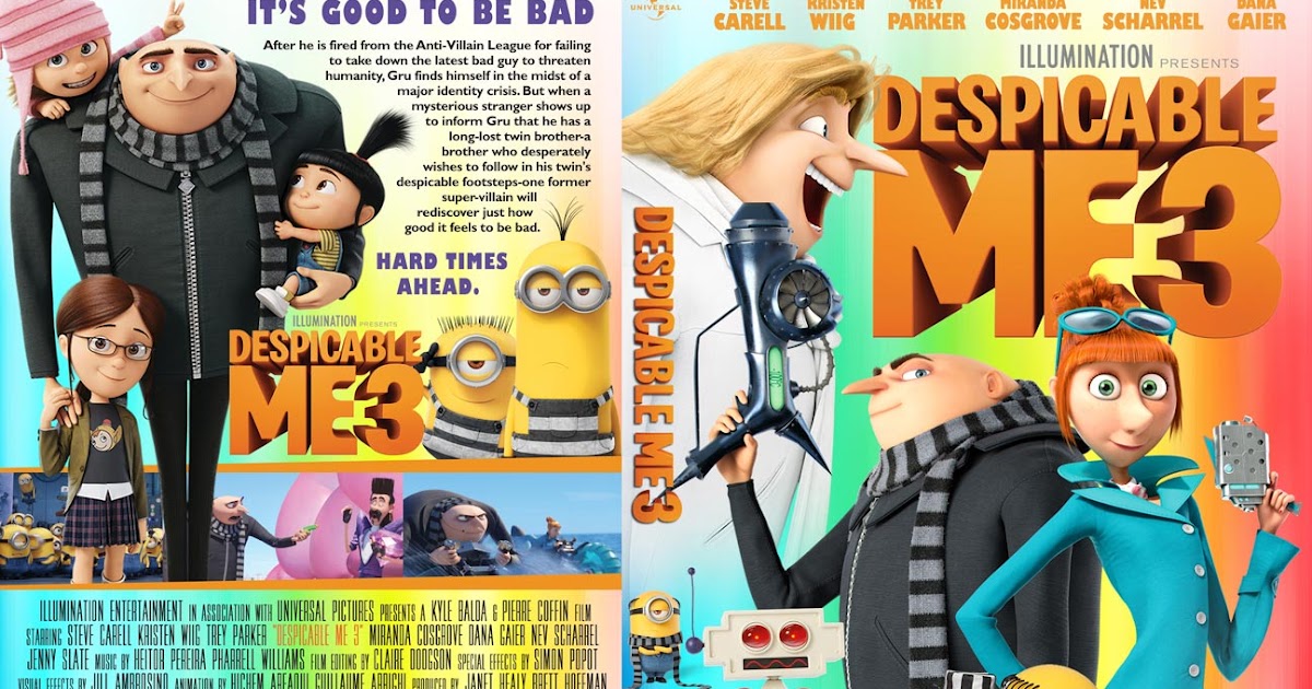 Download Covers Despicable Me 3 Movie DVD Cover Free Download