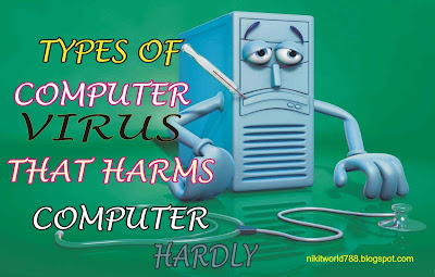 Common types of Computer Viruses that can harm your computer