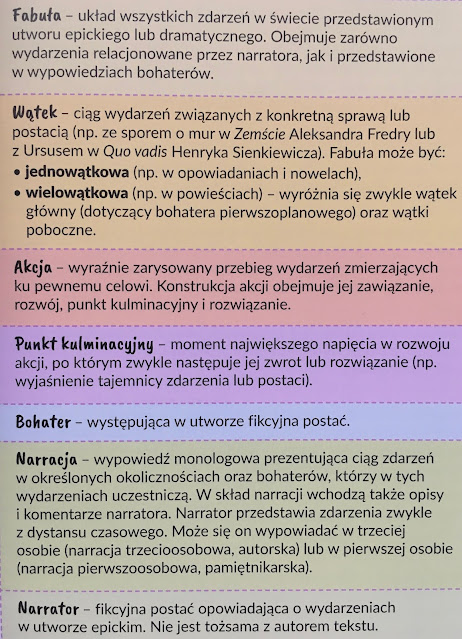 Cechy Epiki Jako Rodzaju Literackiego