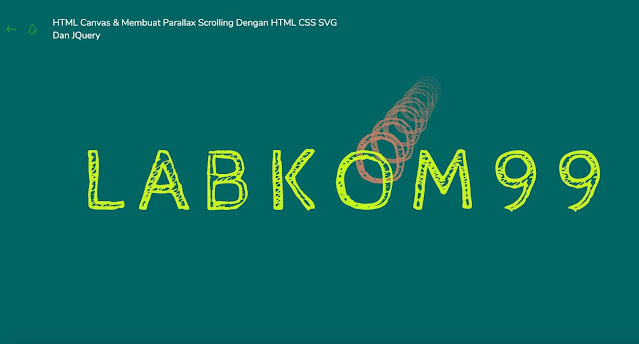 Membuat efek animasi teks keren menggunakan HTML5 Membuat efek animasi teks keren menggunakan HTML5
