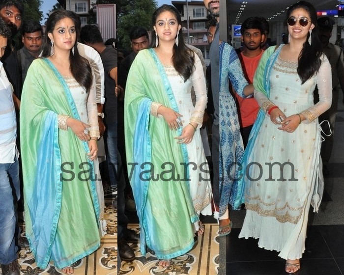 keerthi suresh dress models