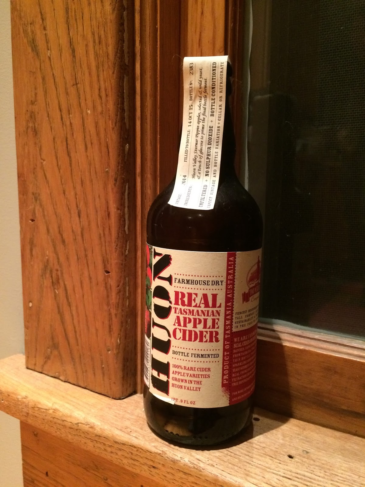 Along Came a Cider Cider Review Two Metre Tall's Huon Farmhouse Dry