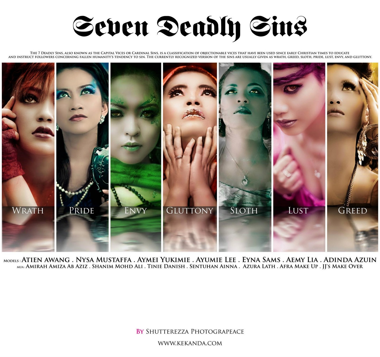 Shanim Beauty Touch PHOTOSHOOT SEVEN DEADLY SINS PRIDE