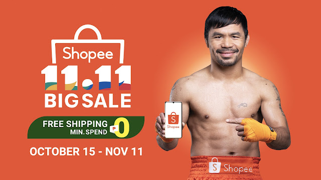 Shopee Launches Manny Pacquiao as its Newest Brand Ambassador for Shopee 11.11 – 12.12 Big Christmas Sale