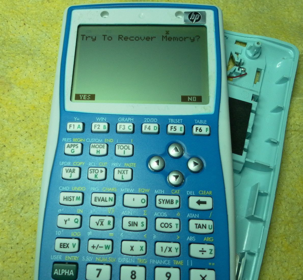 My HP-50G Blue dropped dead - The resurrection report