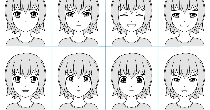 Macam Macam Ekspresi Wajah Kartun