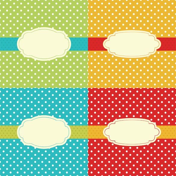 DIY Sticker bulat Design vector FREE untuk download