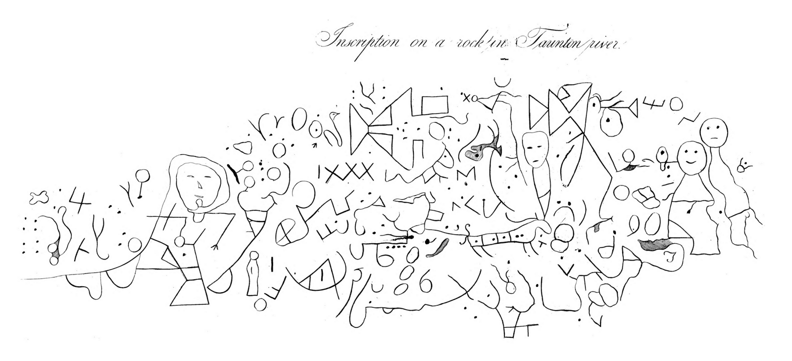 Data Deluge Account of an Inscribed Rock, at Dighton, in the