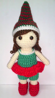 PATRON GRATIS MUÑECA NAVIDAD AMIGURUMI 46166