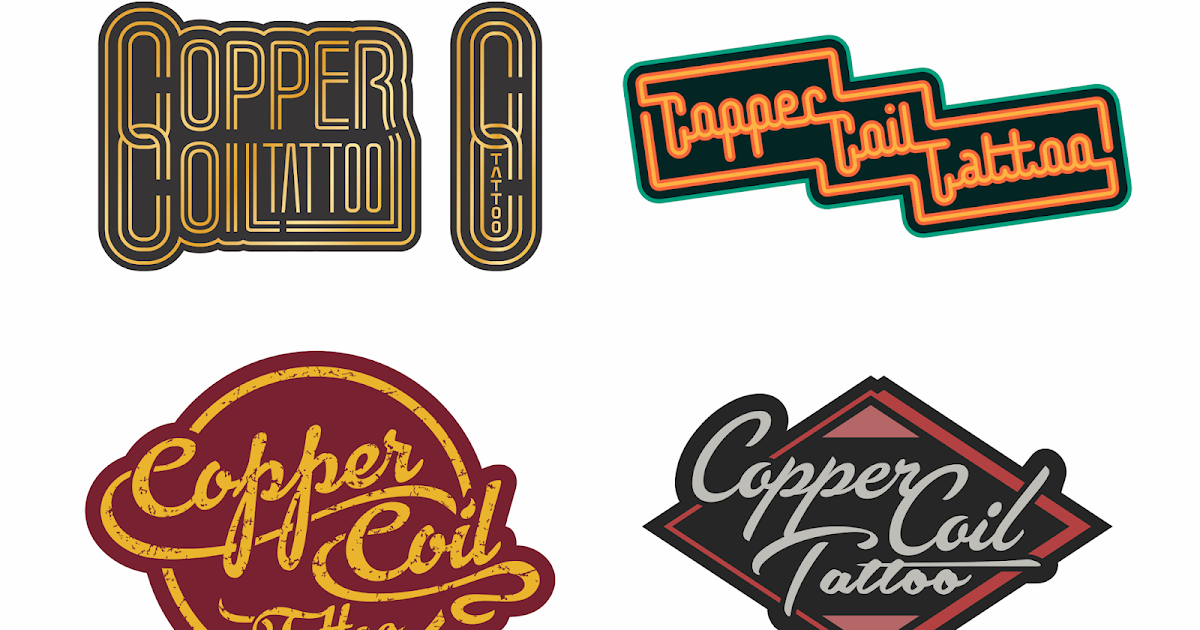 charlie belvin designs Copper Coil Tattoo Logos