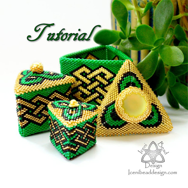 Amazing Beaded Vessel Tutorials by Iceni Bead Design / The Beading Gem