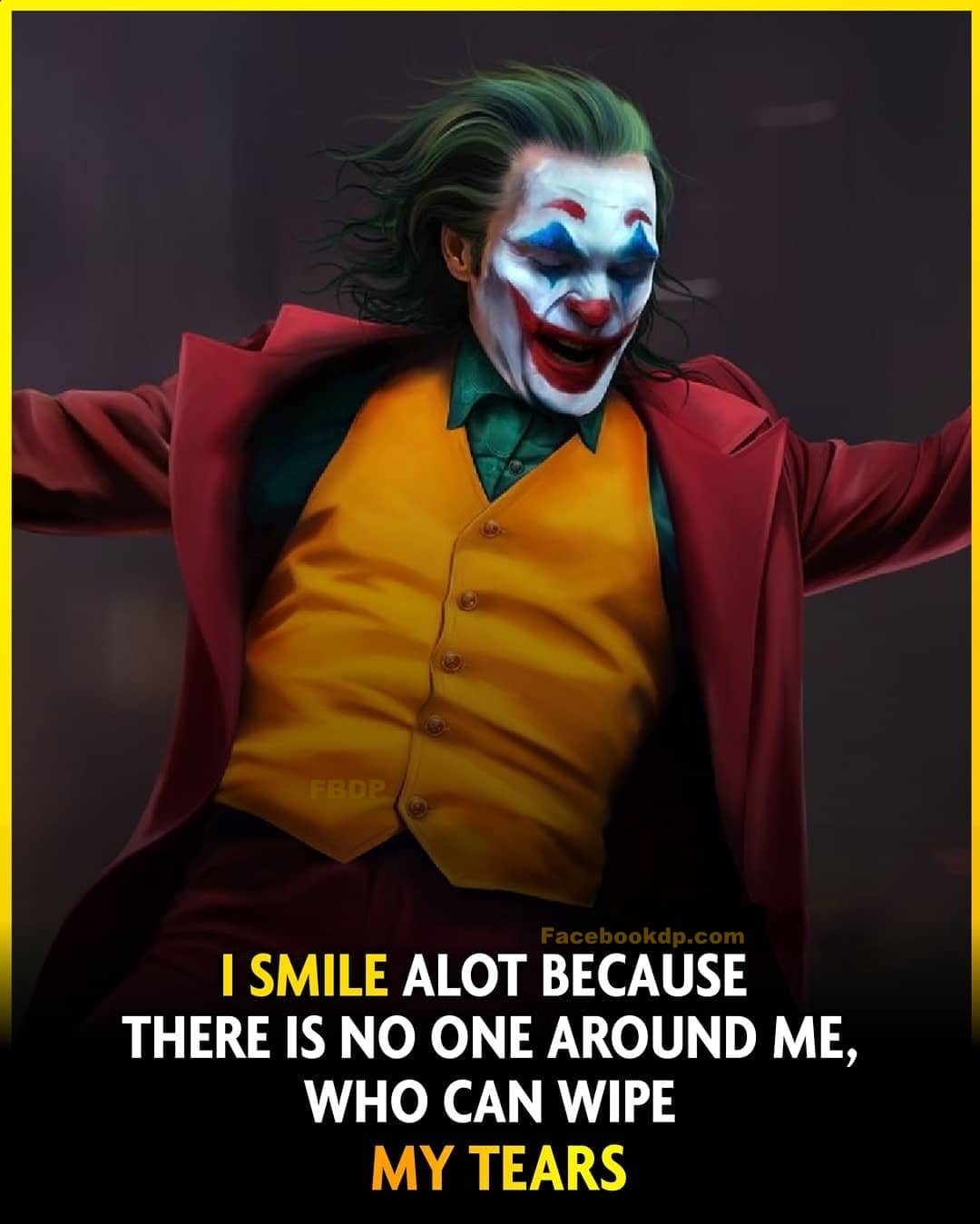 Joker Attitude Text DP