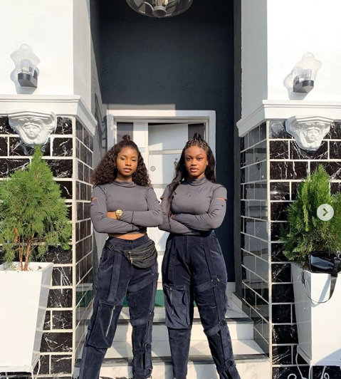 Priscilla Ojo and Diana Eneje Rock Same Outfit, Revealed This In New Instagram Post (Photos)