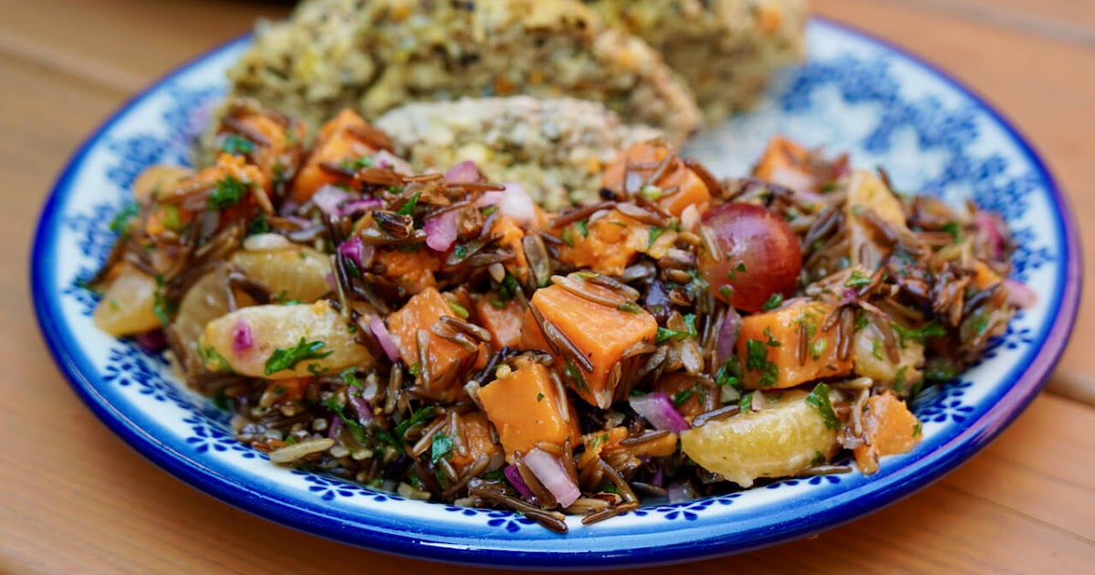 Farm Fresh Feasts Instant Pot Fruited Wild Rice Salad with Sweet Potato