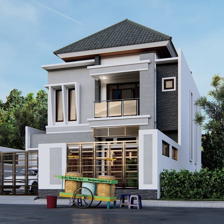 41 Model rumah minimalis tampak depan elegan