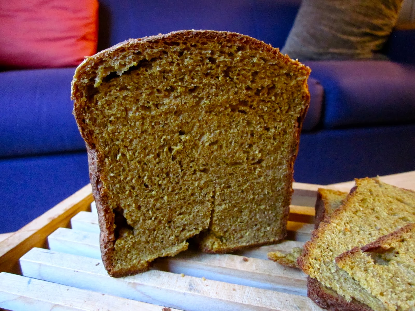 Pumpkin Sour Cream Yeast Bread (Bread Machine)