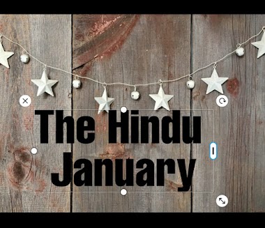 THE HINDU JANUARY 2020