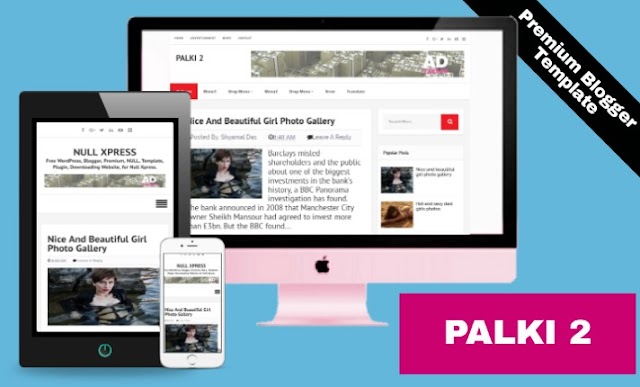 Palki 2 Premium Responsive Blogger Template for free 