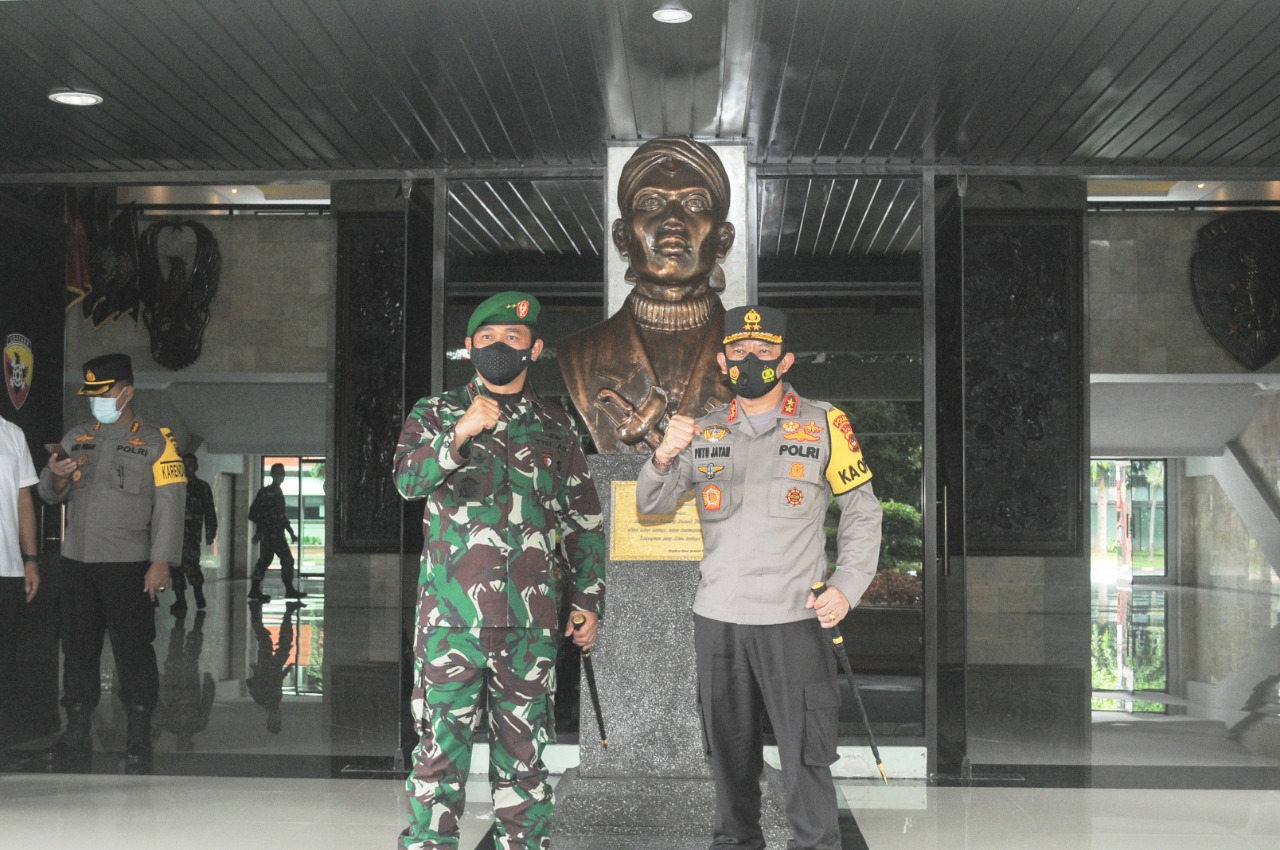 Jaga Bali, Kapolda dan Pangdam Udayana Perkuat Sinergitas