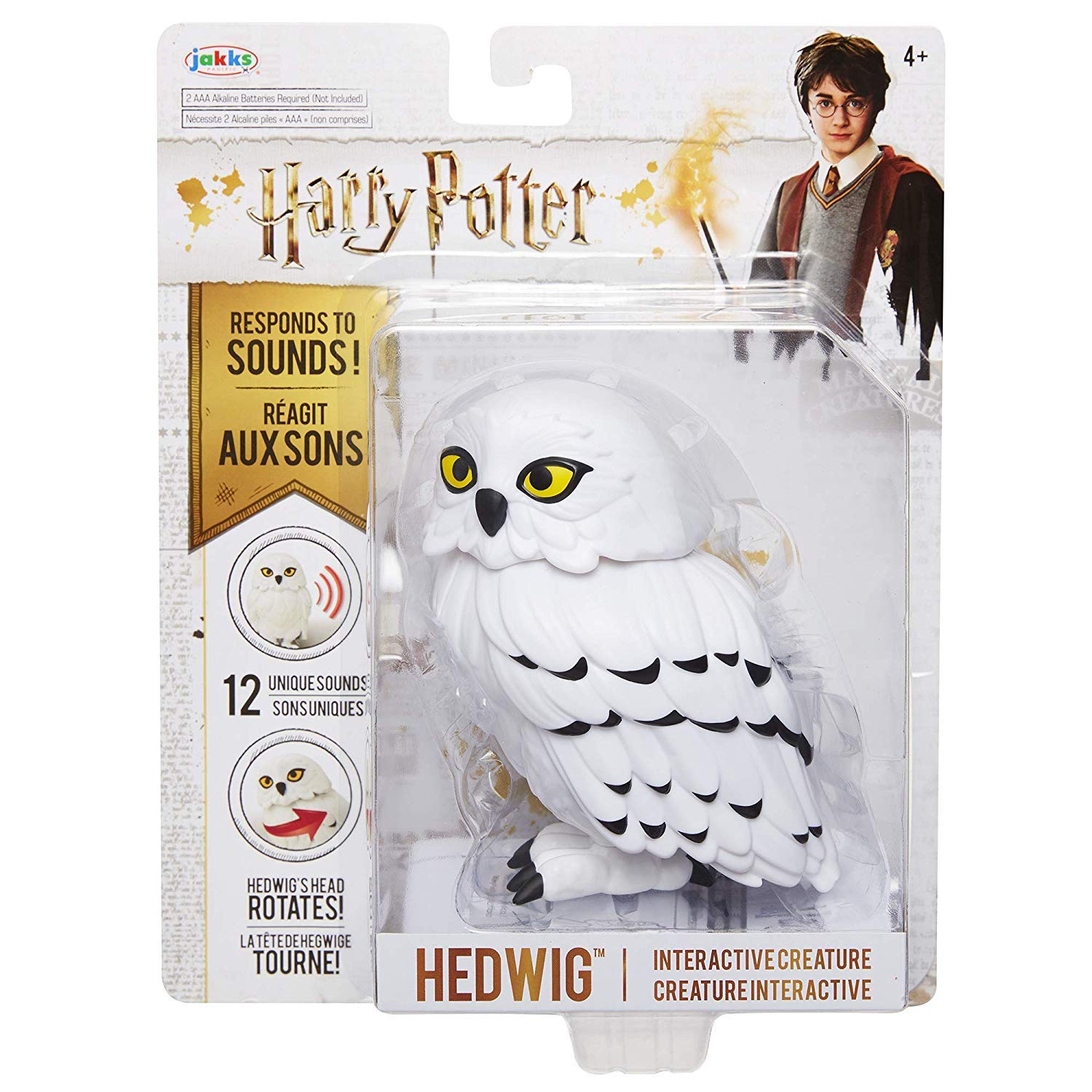 Realistische Hedwig Owl Toy Mini Simulation Modell 2019 Weihnachtsgeschenk P0W8 