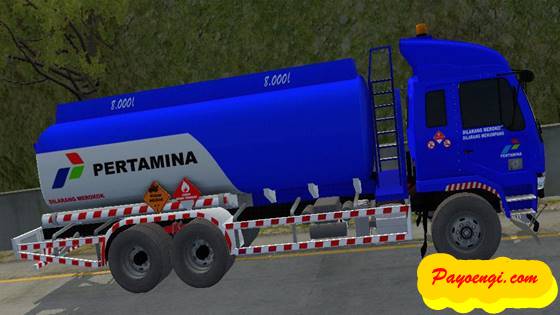 MOD Truck Nissan PK260 Tangki Pertamina Tanpa Bemper By Putra EFG