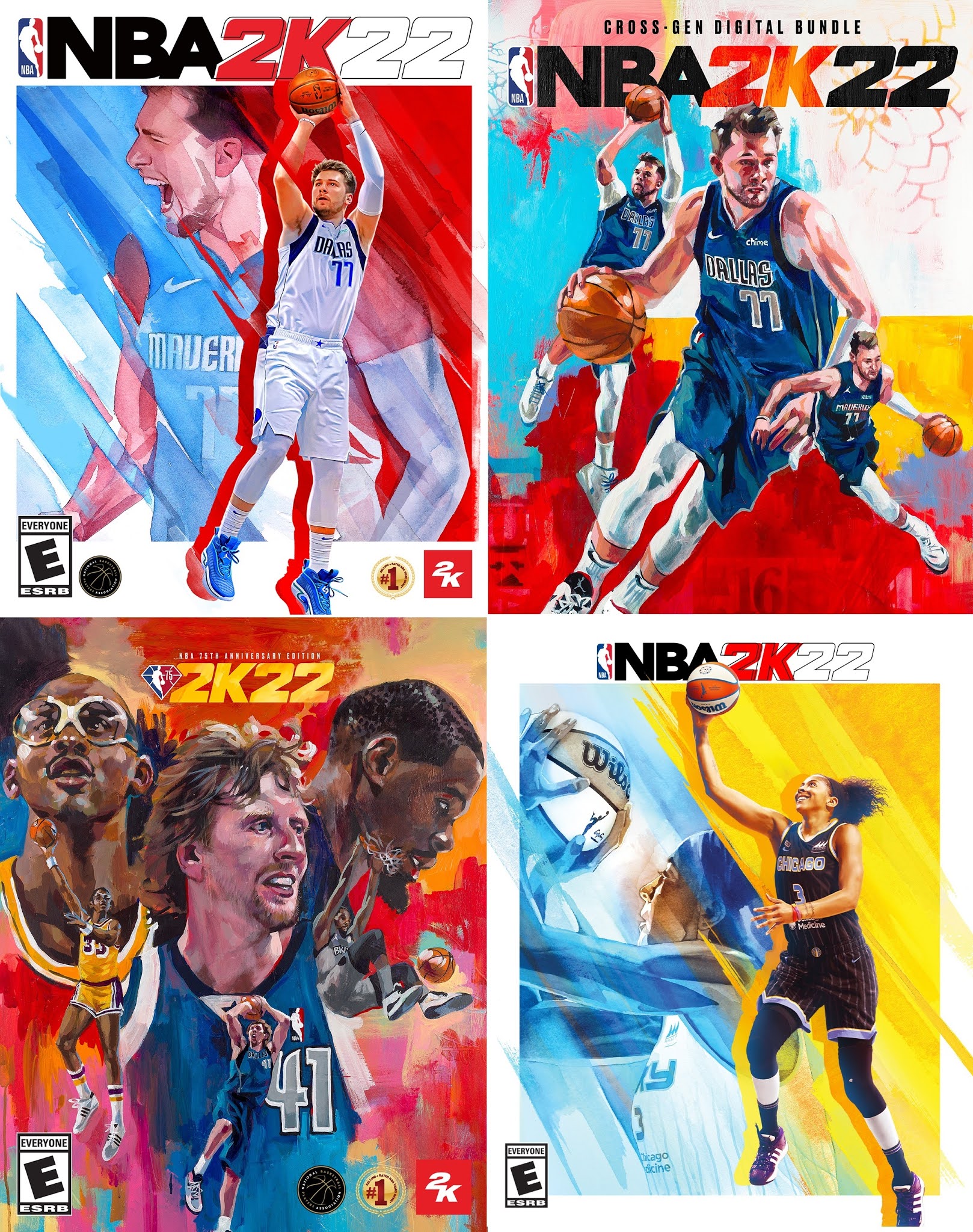 NBA 2K22 Cover Athletes Revealed With Luka Dončić and Special Edition