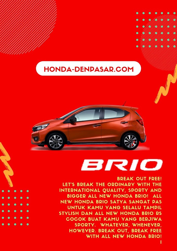 Harga Promo Honda Brio Bali