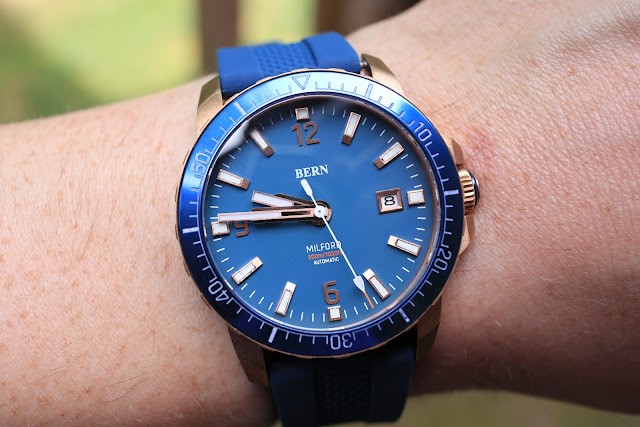 Bern Milford blue wrist