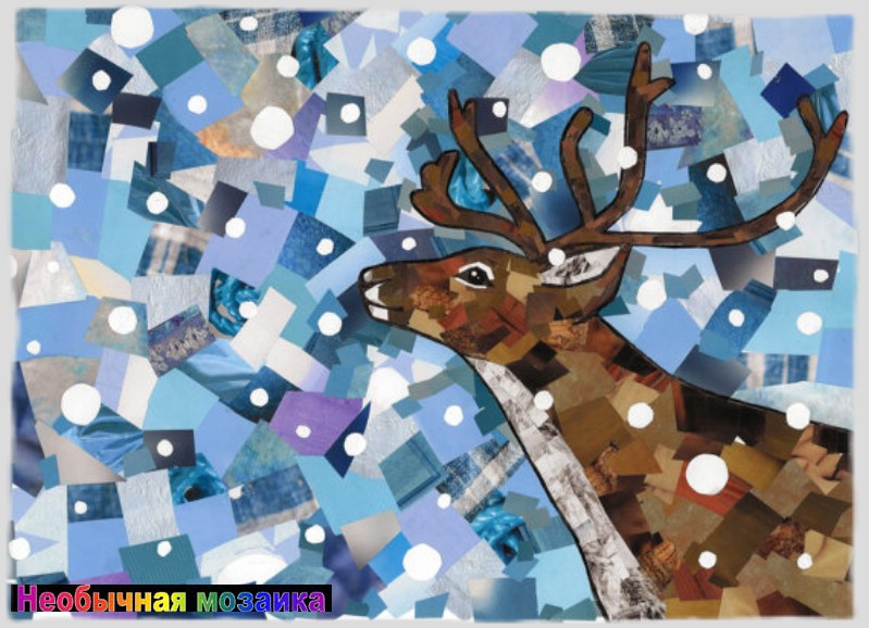 зимняя мозайка. зимняя мозаика. алмазные мозаики с зимой. новогодняя мозаика для детей. витраж пейзаж.