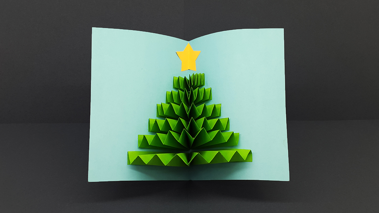 Colors Paper Surprise Cards For Christmas Gift How To Make 3d