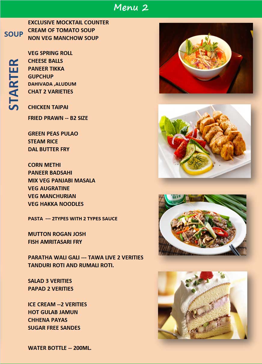 Outdoor Catering Cuttack Grand Flavour Menu